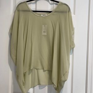 Helmut Lang 100% Silk Wing Top NWT